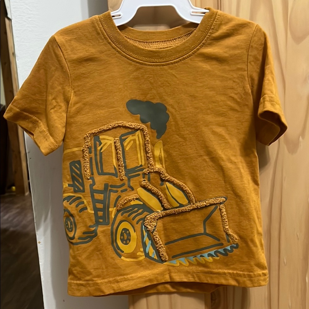 Carter's Orange Construction Graphic Tee